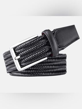 Ghost Golf Black Leather Belt - Size 32